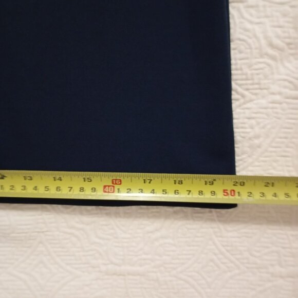 Michael Kors Womens XS Navy Dress With Mesh Yoke Short Sleeves Made In Vietnam - Picture 9 of 12